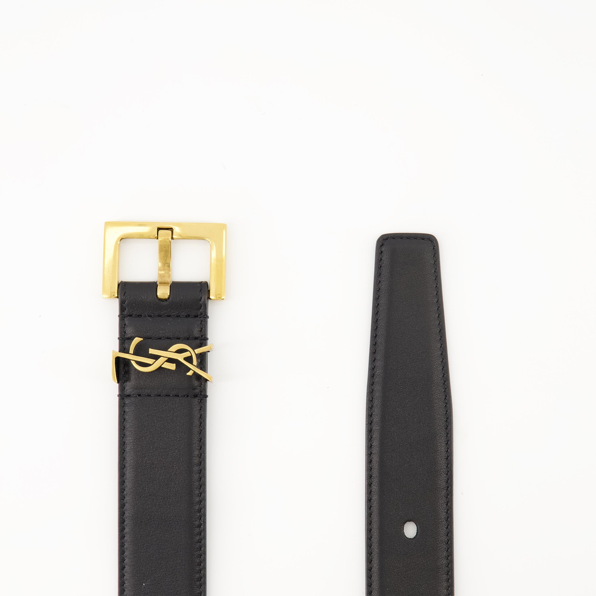 Belts Cassandre Belt Saint Laurent Black Women