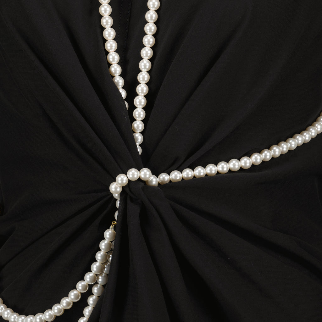 Tops Top à perles Moschino Noir Femme