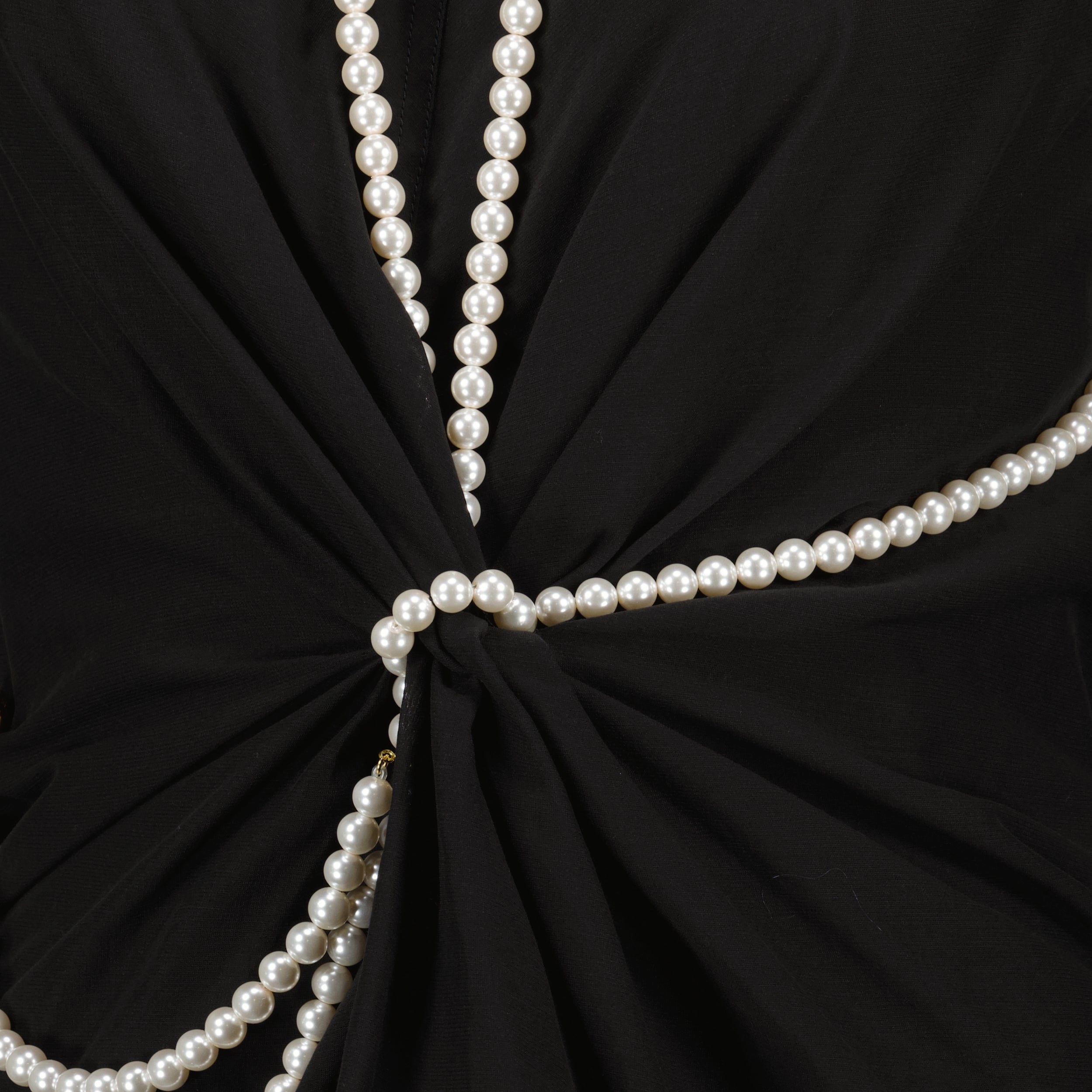 Tops Top à perles Moschino Noir Femme