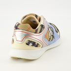 Image of the Burberry Men's Matrix Sport Sneakers - Fall-Winter 2025 - Rear view