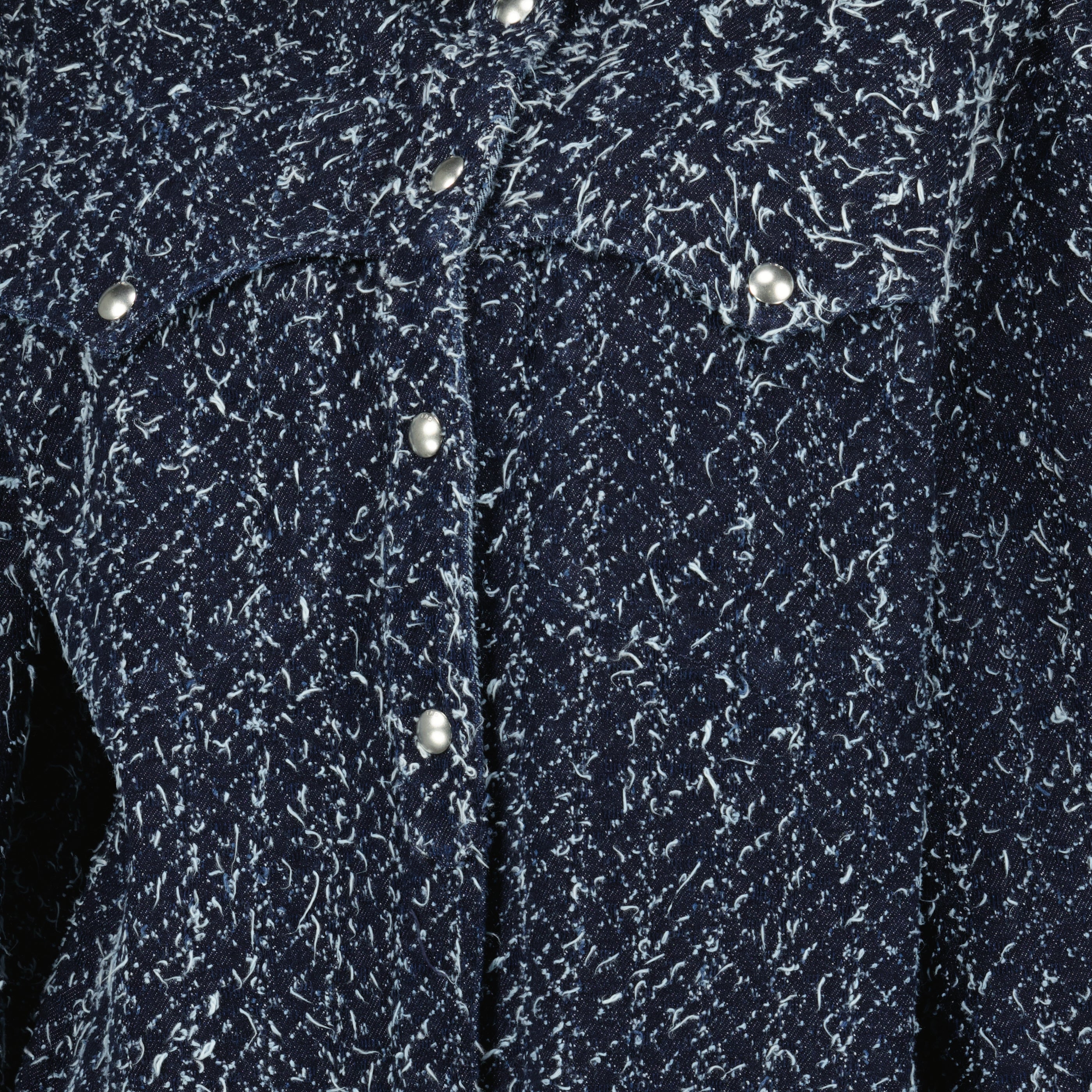 Vestes Surchemise en denim bouclé bleu foncé Iro Bleu foncé Femme