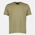 T-shirts Conjunto de três t-shirts de algodão em preto, bege e caqui Moncler Grenoble Multicolore Homme