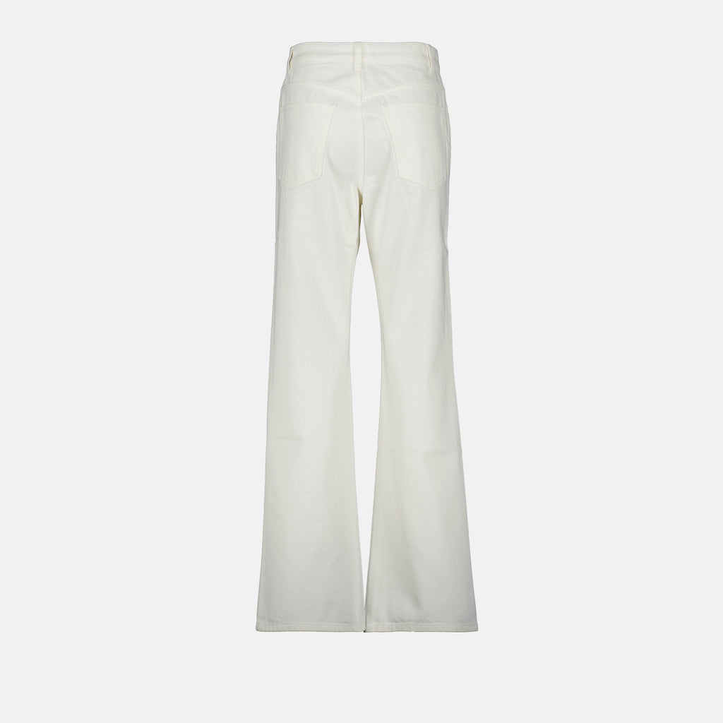 Pantalons Jean signature 1969 Rabanne Blanc Femme