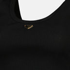 Tops Brassière logo Prada Noir Femme