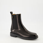 Imagen de las Botines de Cuero para Mujer de Tod's - Temporada Otoño-Invierno 2025 - Vista tres cuartos frontal derecha