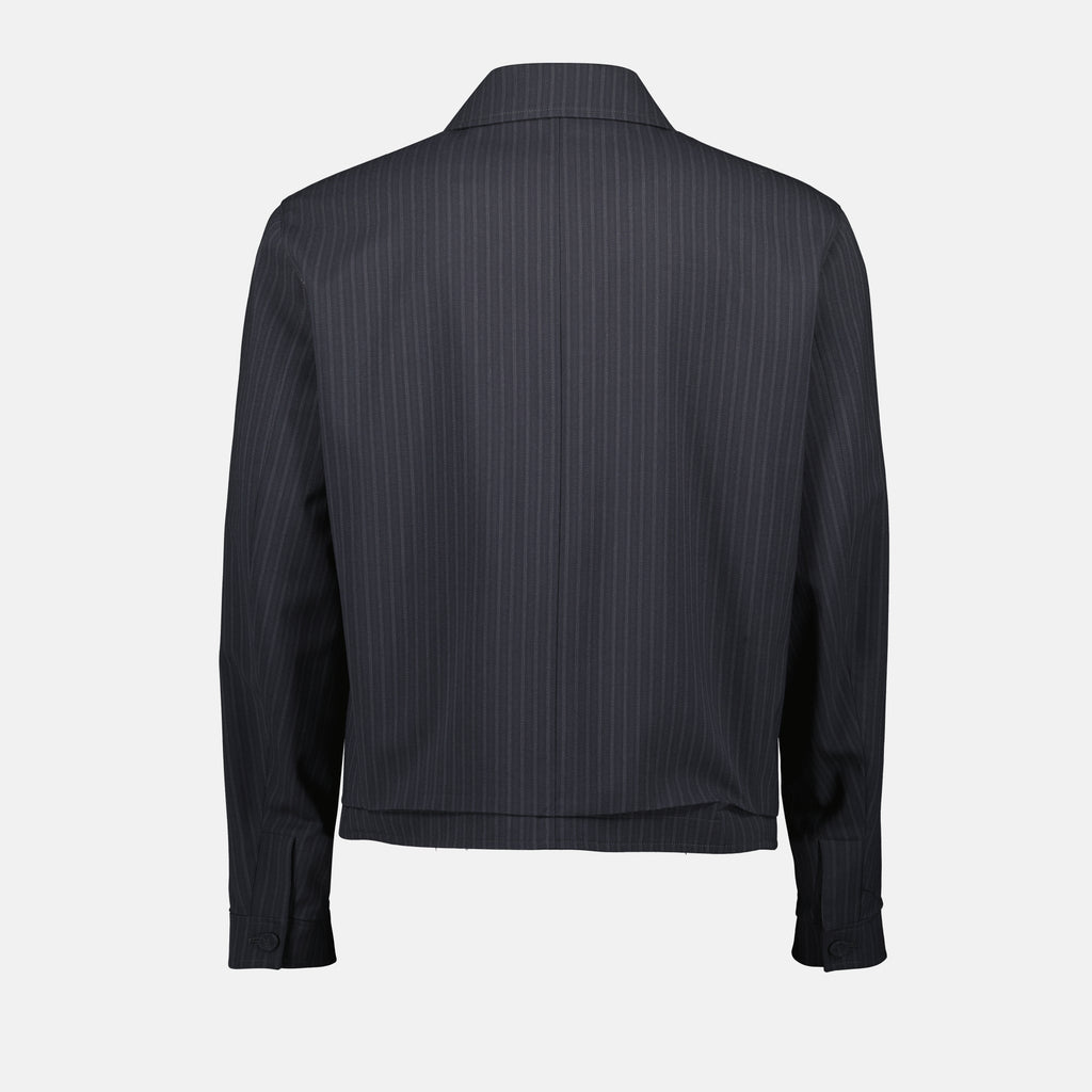 Giacche Jacket a righe Dior Grigio Homme
