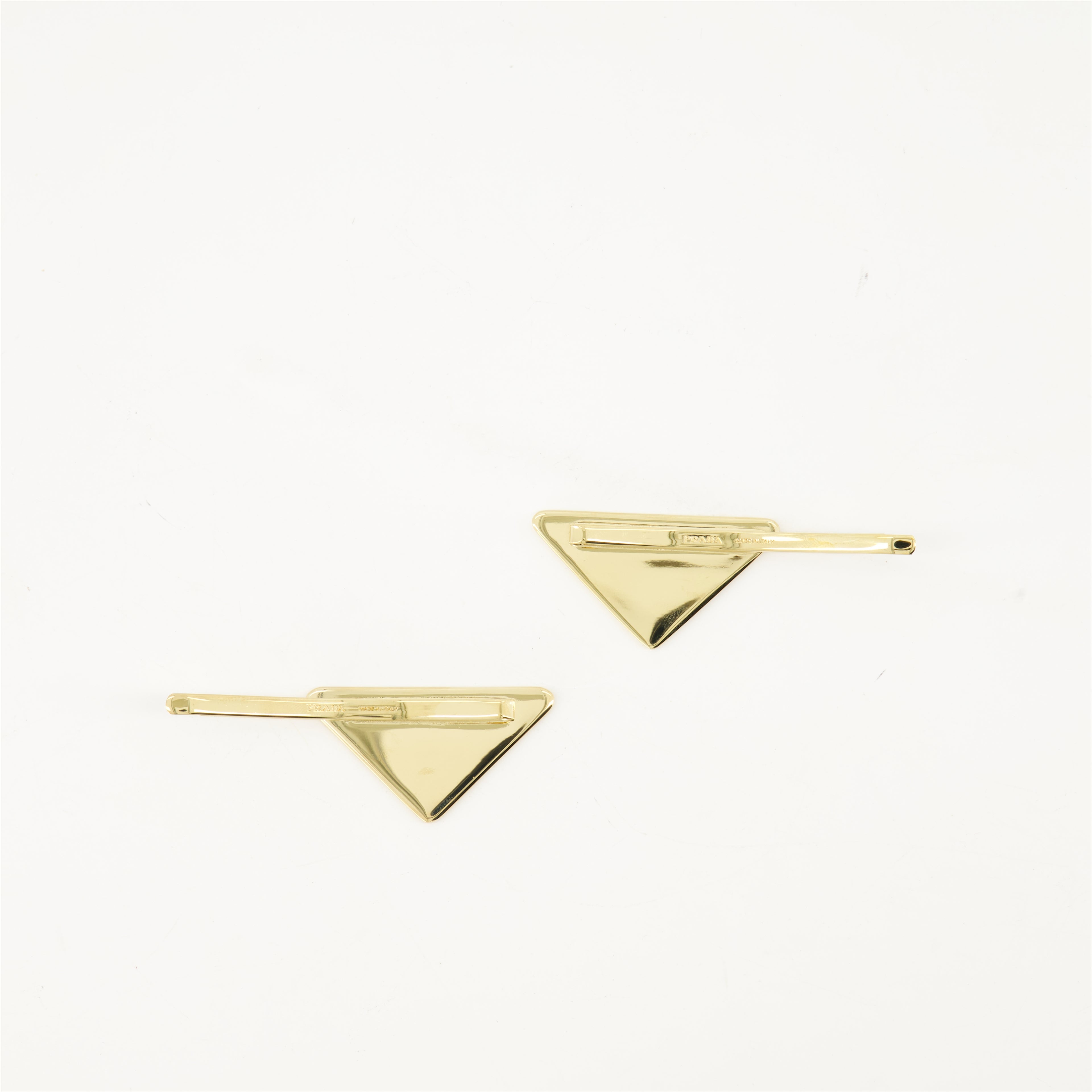 Chapeaux, casquettes et bonnets Épingles à cheveux Triangle Prada Noir Femme