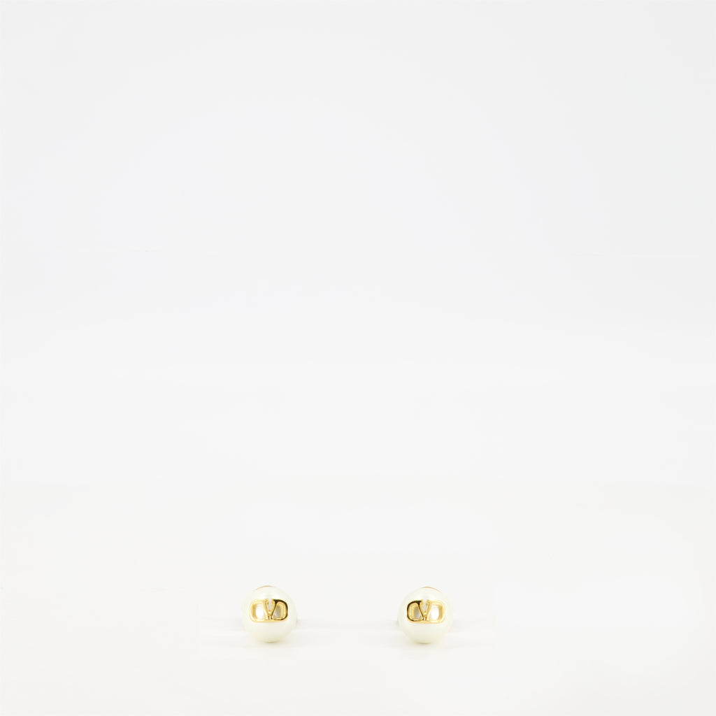 Bijoux Boucles d'oreilles VLogo Valentino Garavani Doré Femme