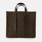 Bolsas tote FF tote bag Fendi Marrom Homme