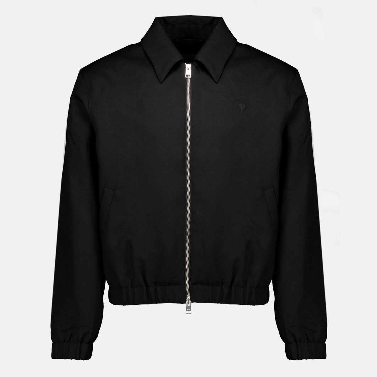 Vestes Black Wool Jacket Ami PARIS Noir Homme