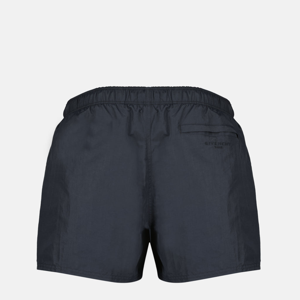 Image de l'article Short de bain noir de la marque Givenchy pour Homme - Saison Printemps-Été 2026 - Vue de Dos