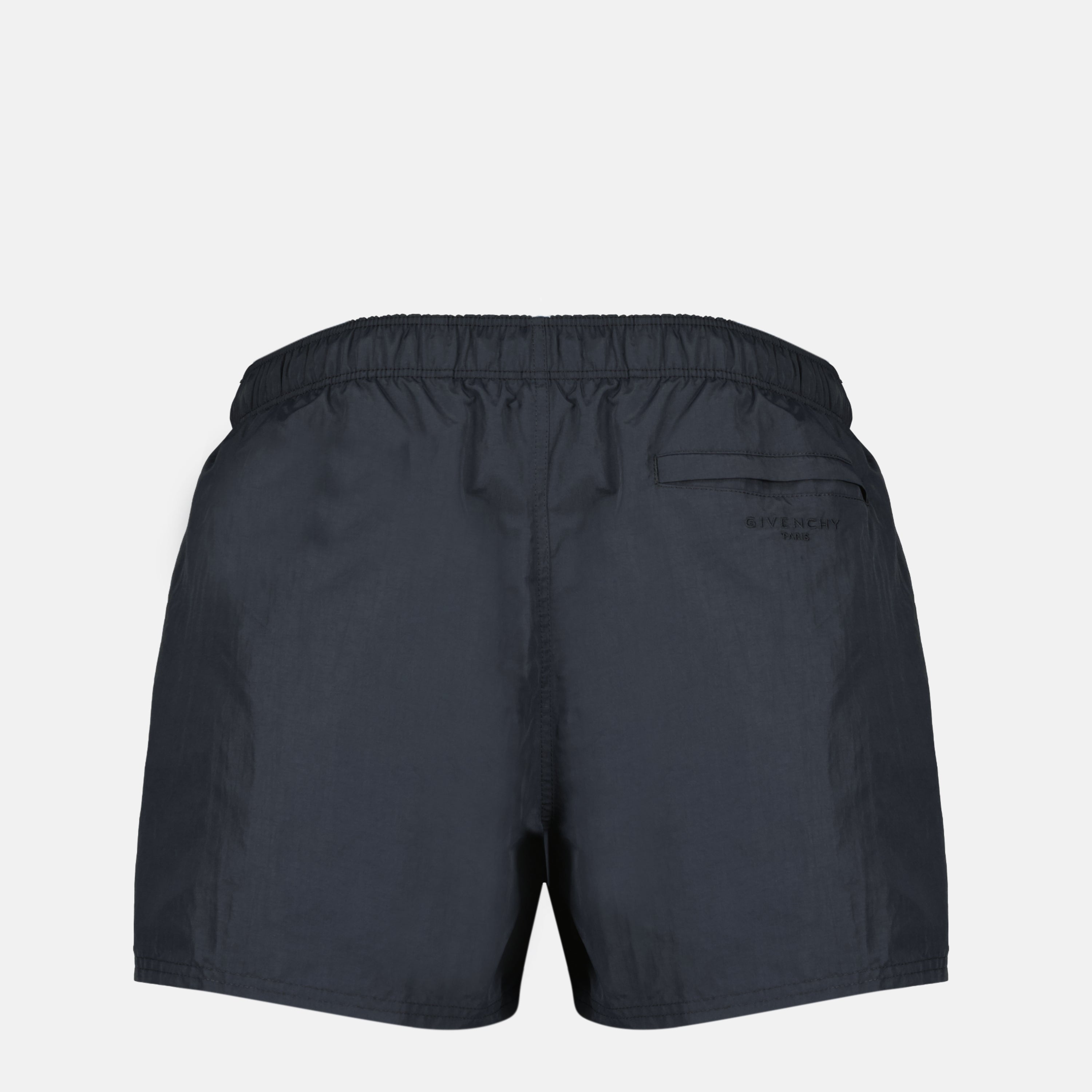 Image de l'article Short de bain noir de la marque Givenchy pour Homme - Saison Printemps-Été 2026 - Vue de Dos