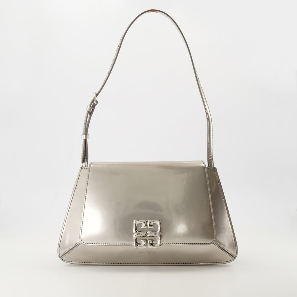 Sacs à main et épaule Sac 4G Liquid Givenchy Argenté Femme