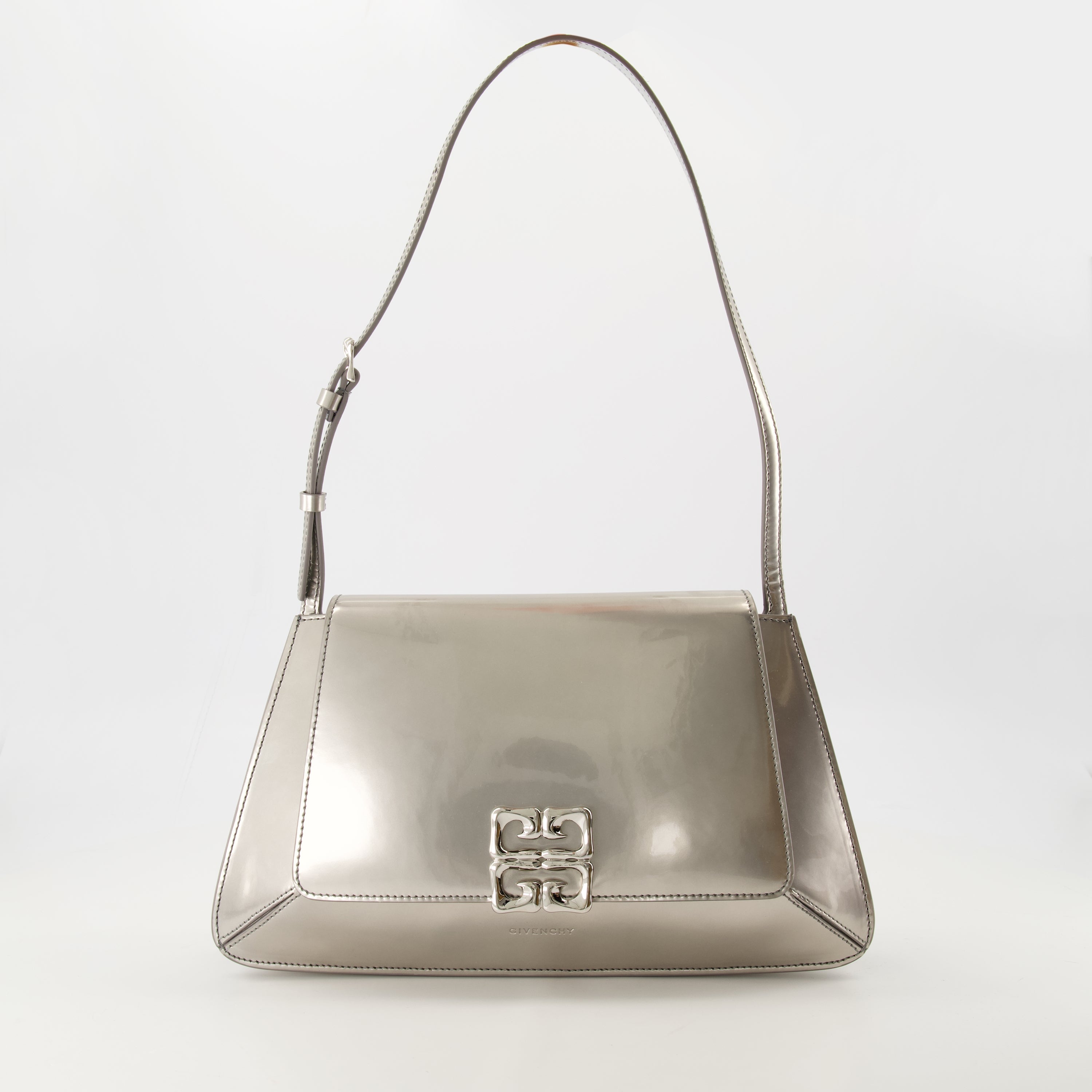 Sacs à main et épaule Sac 4G Liquid Givenchy Argenté Femme
