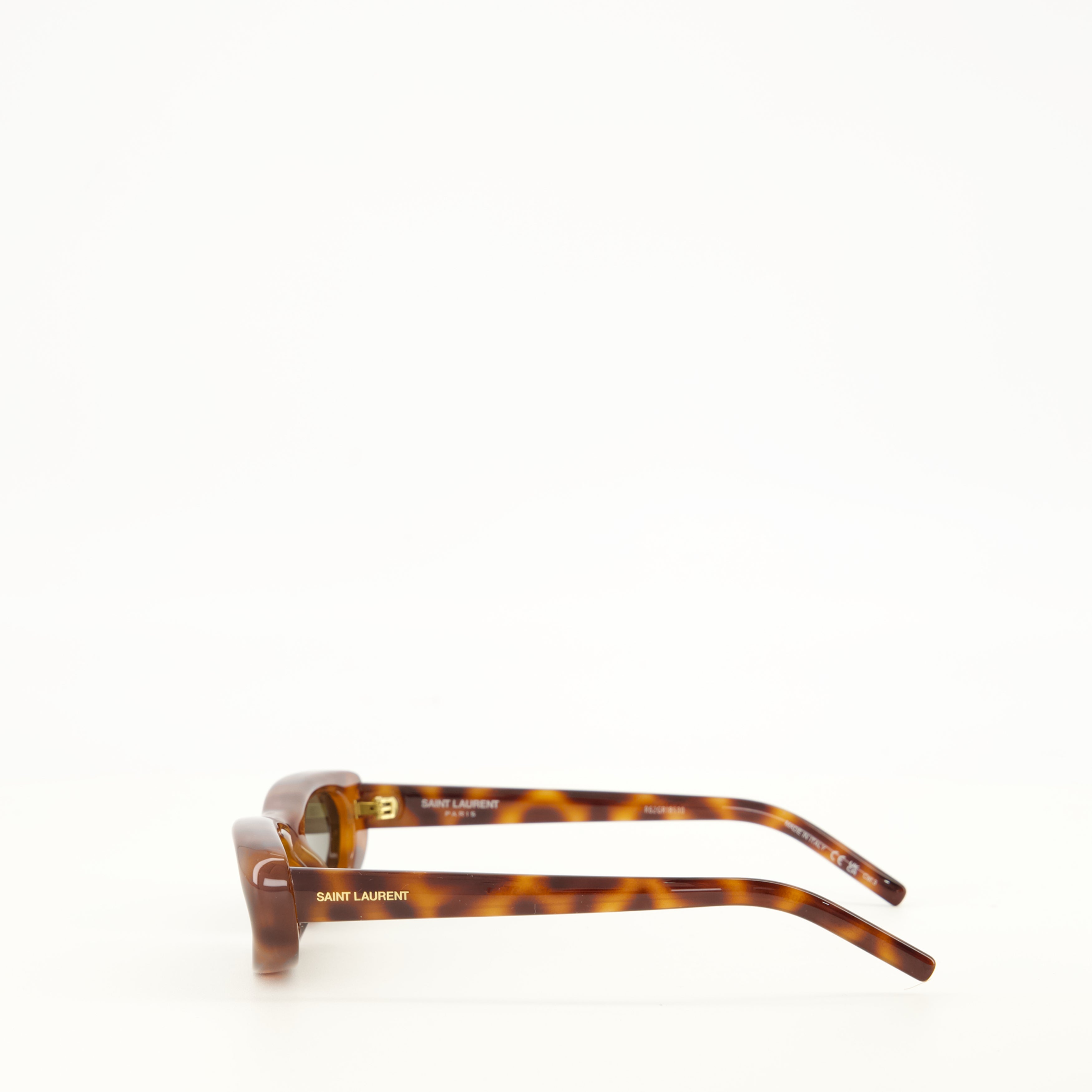 Lunettes Óculos de Sol SL 557 Shade Plump Marrons Saint Laurent Marron Unisexe
