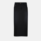 Jupes Jupe en jean Prada Noir Femme