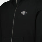 스웨트셔츠 S-Ginni-Zip-Od 지퍼 스웨트셔츠 Diesel 검은색 Homme