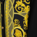 Maille Cardigan Barocco Coupe des Dieux Versace Jaune Femme