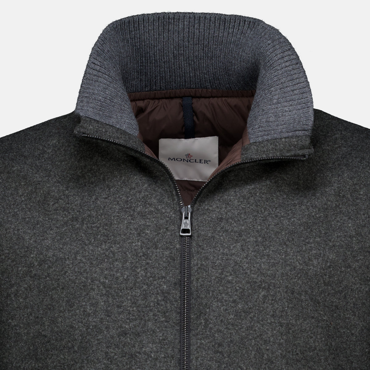 Vestes Doudoune Limberl en flanelle Moncler Gris Homme
