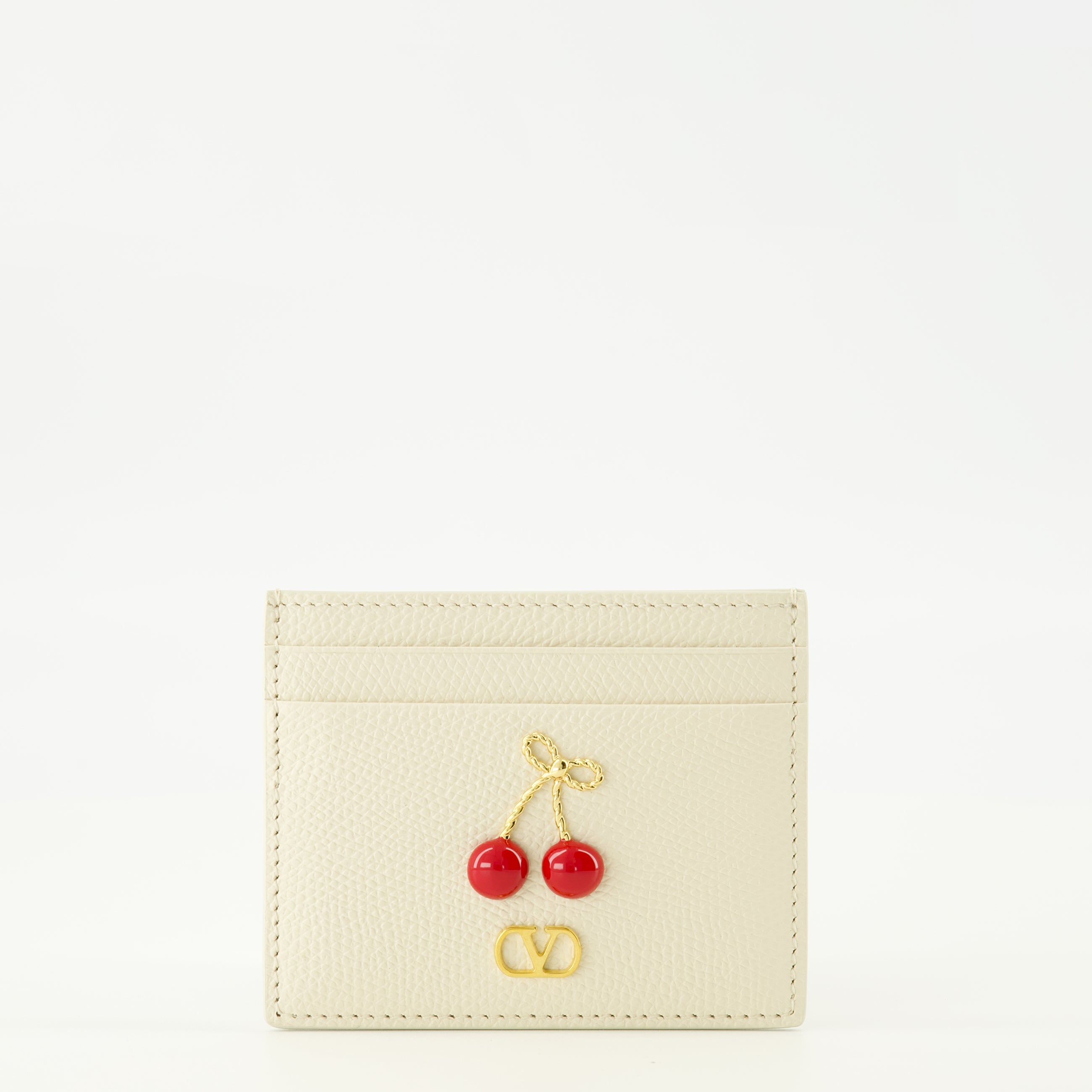 Petite maroquinerie ベージュ チェリフィック ウォレット Valentino Garavani Beige Femme