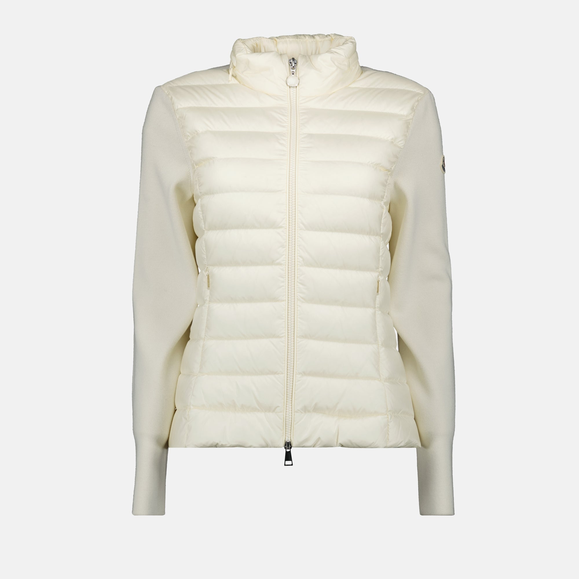 Vestes Veste bi-matière Moncler Blanc Femme