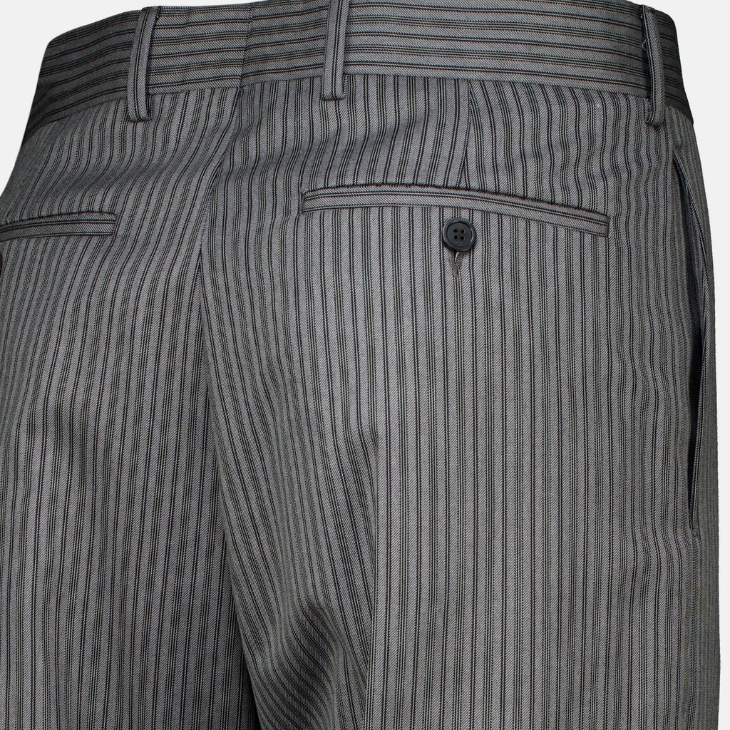 Pantalons Gray Striped Tailoring Pants Dior Gris Homme