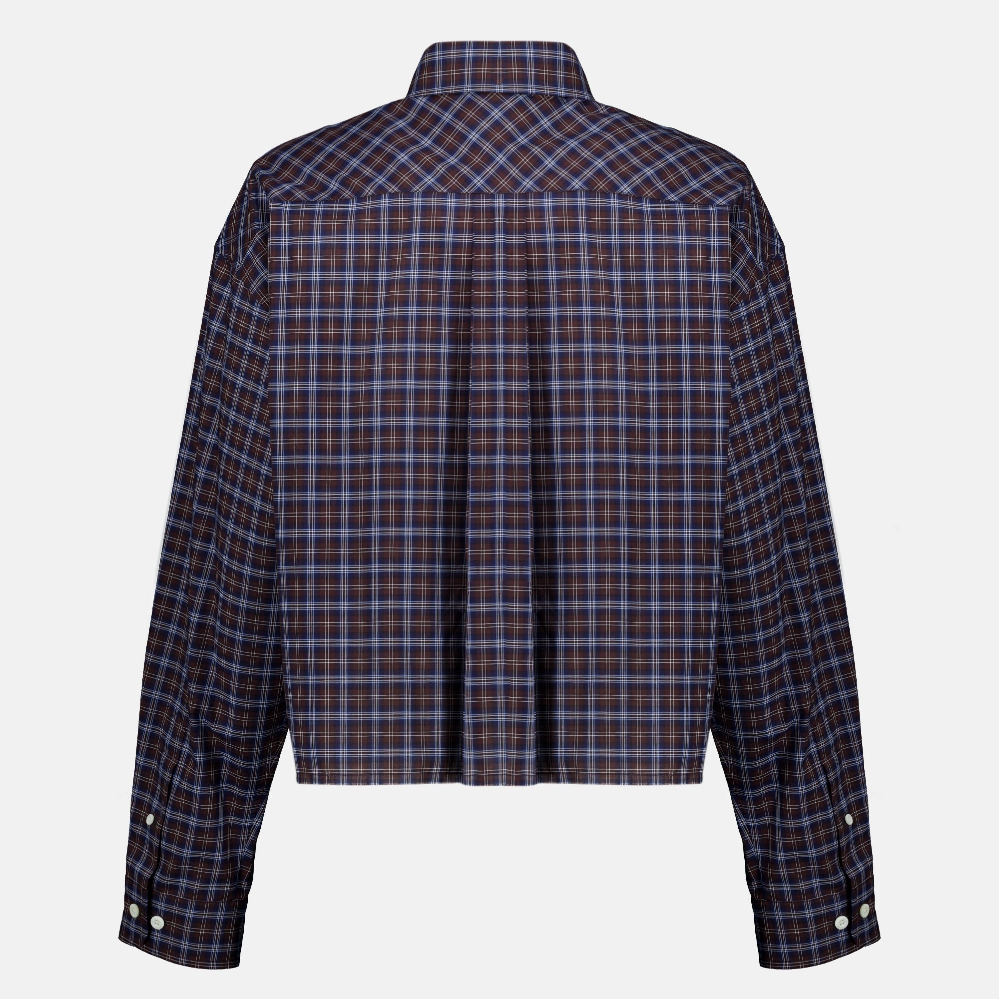 Chemises Chemise à carreaux en coton Miu Miu Violet Femme