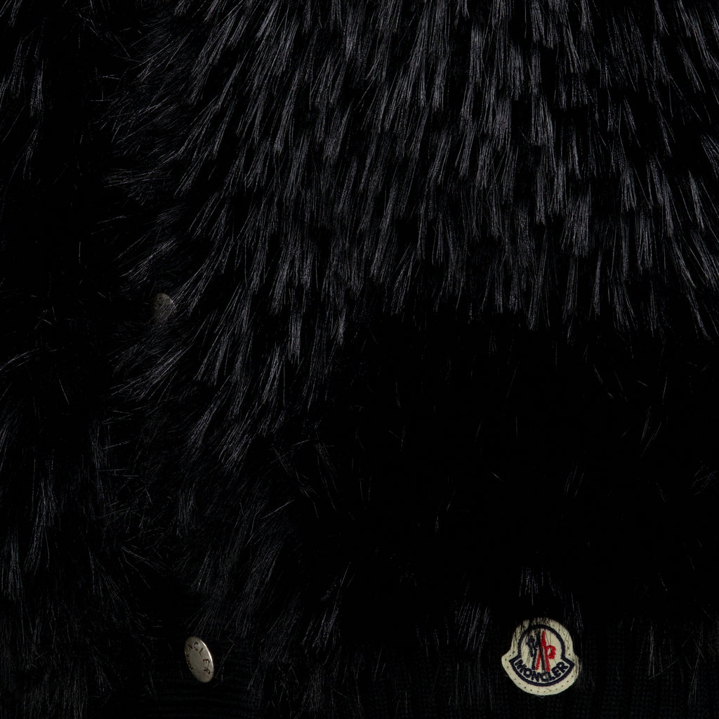 Vestes Doudoune sans manches en laine Moncler Noir Femme