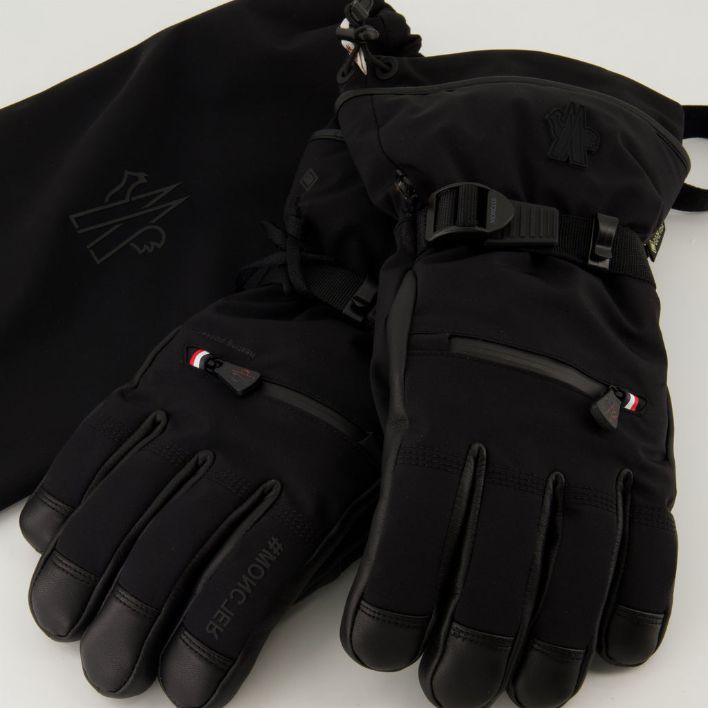 Écharpes, foulards et gants Gants de ski Moncler Grenoble Noir Homme