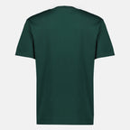 Imagem do artigo Camiseta de algodão verde bordada da marca Dior para Homem - Temporada Primavera-Verão 2026 - Vista Traseira