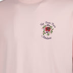Immagine della T-shirt Slogan Rosa di Drole De Monsieur per Uomo - Stagione Primavera-Estate 2026 - Vista Dettagliata 1