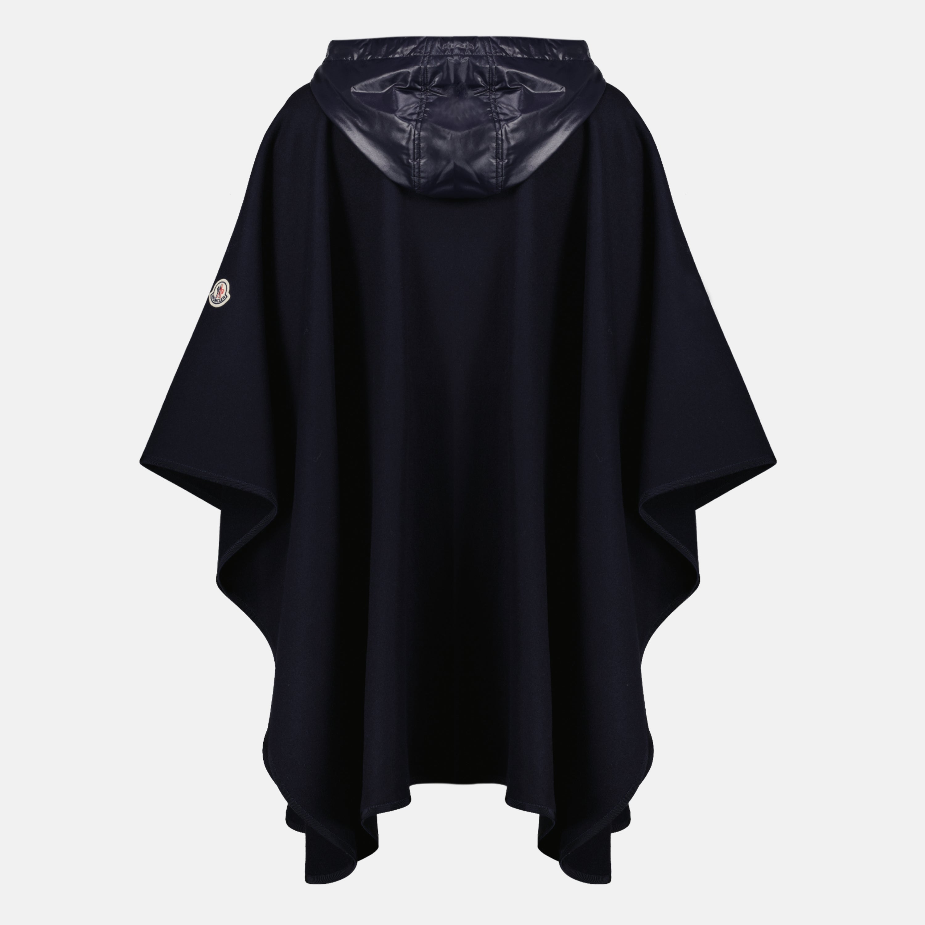 Vestes Cape en laine bleu marine Moncler Bleu foncé Femme