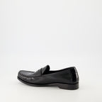 Mocassins Mocassins em Couro Verniz Saint Laurent Preto Homme