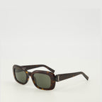 Bild der braunen Sonnenbrille SLM130 der Marke Saint Laurent für Unisex - Saison Frühling-Sommer 2026 - Rückansicht