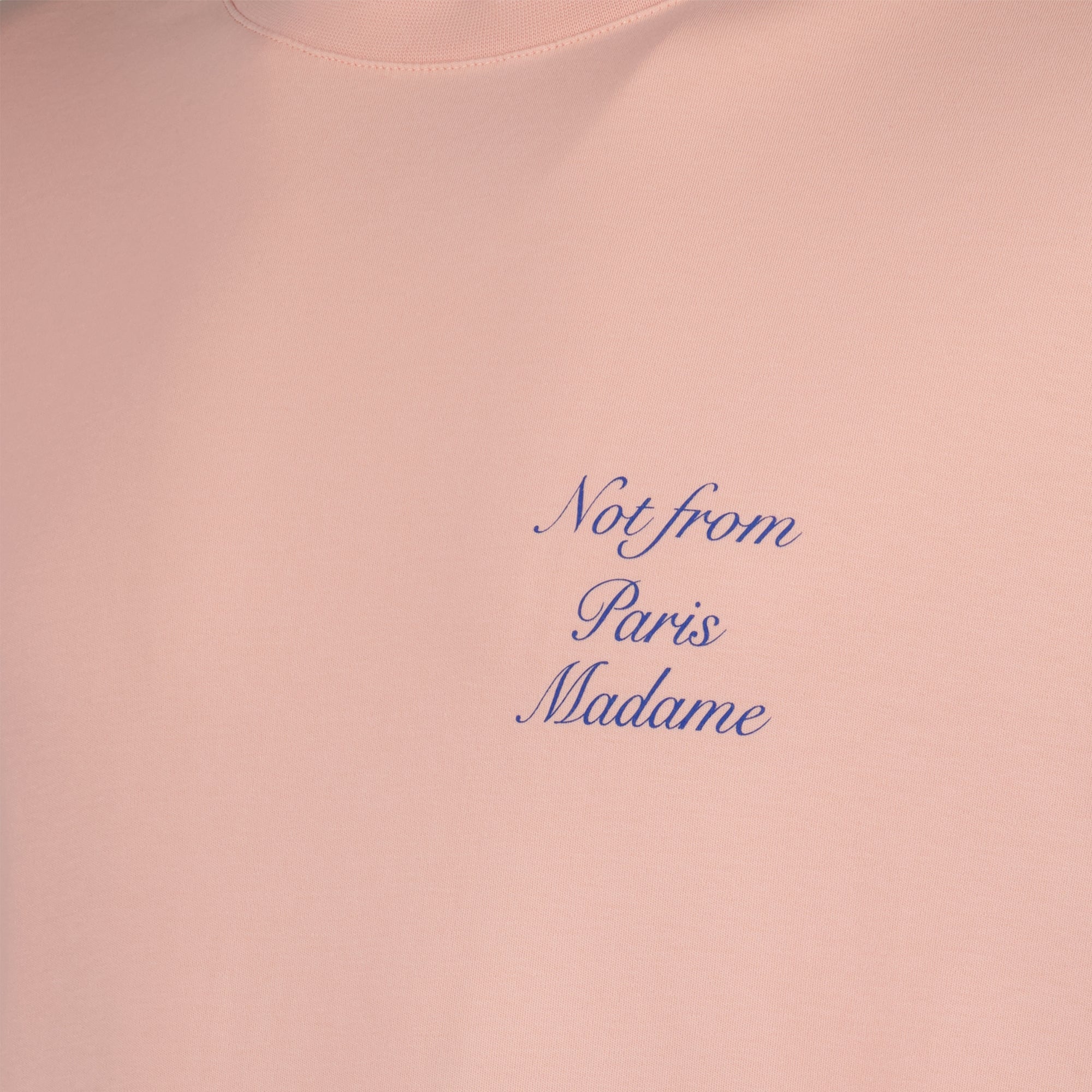 T-Shirts Kursives Slogan T-Shirt Drole De Monsieur Rosa Herren