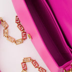 Handtaschen und schultertaschen Sac Greca Goddess Versace Rosa Femme