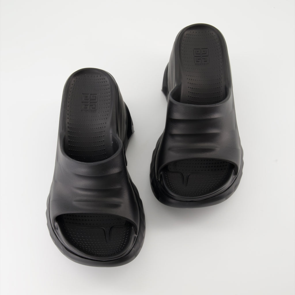 Zapatos de plataforma Sandales compensées Marshmallow Givenchy Negro Femme