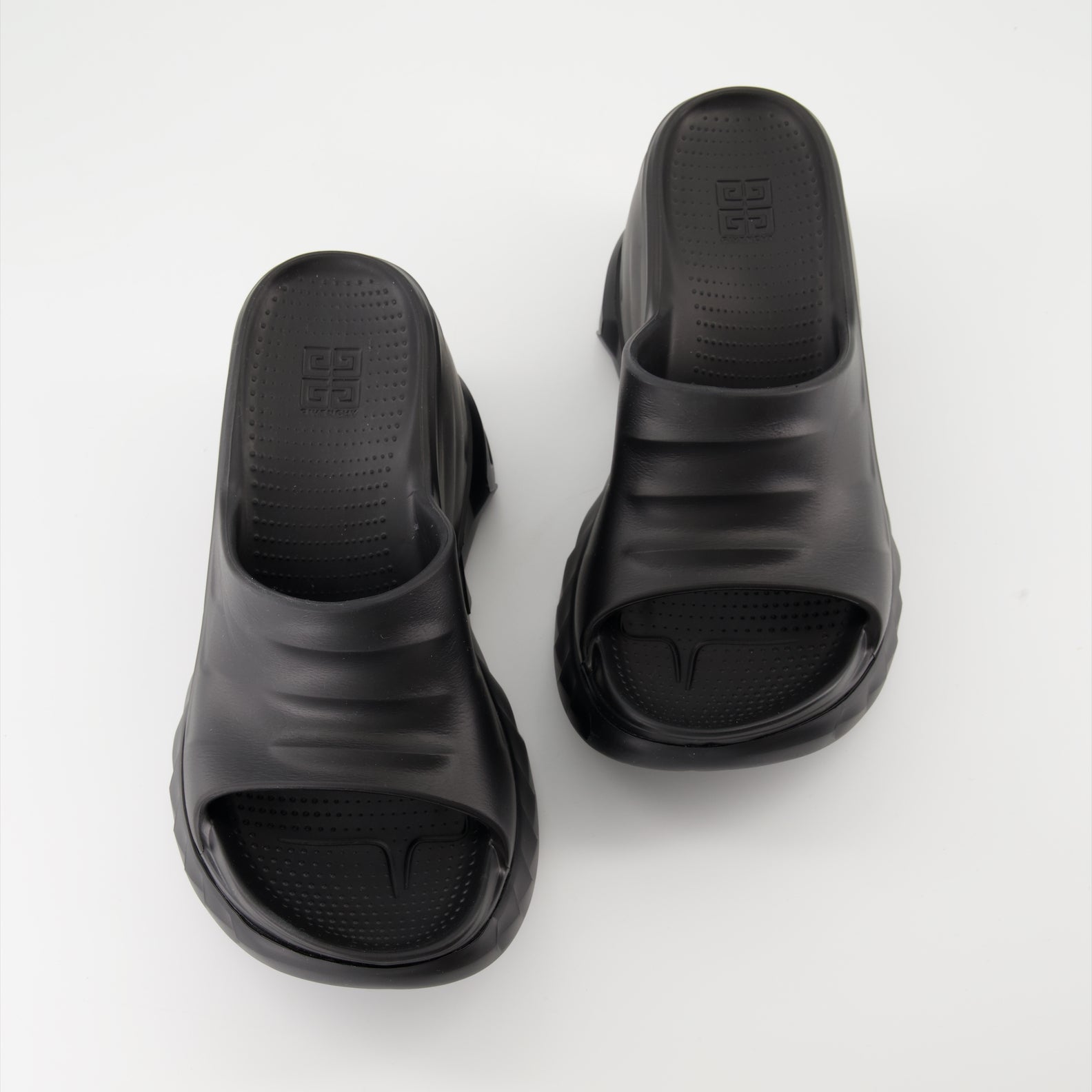 Zapatos de plataforma Sandales compensées Marshmallow Givenchy Negro Femme