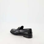 로퍼 검은색 가죽 로퍼 Prada 검은색 Femme