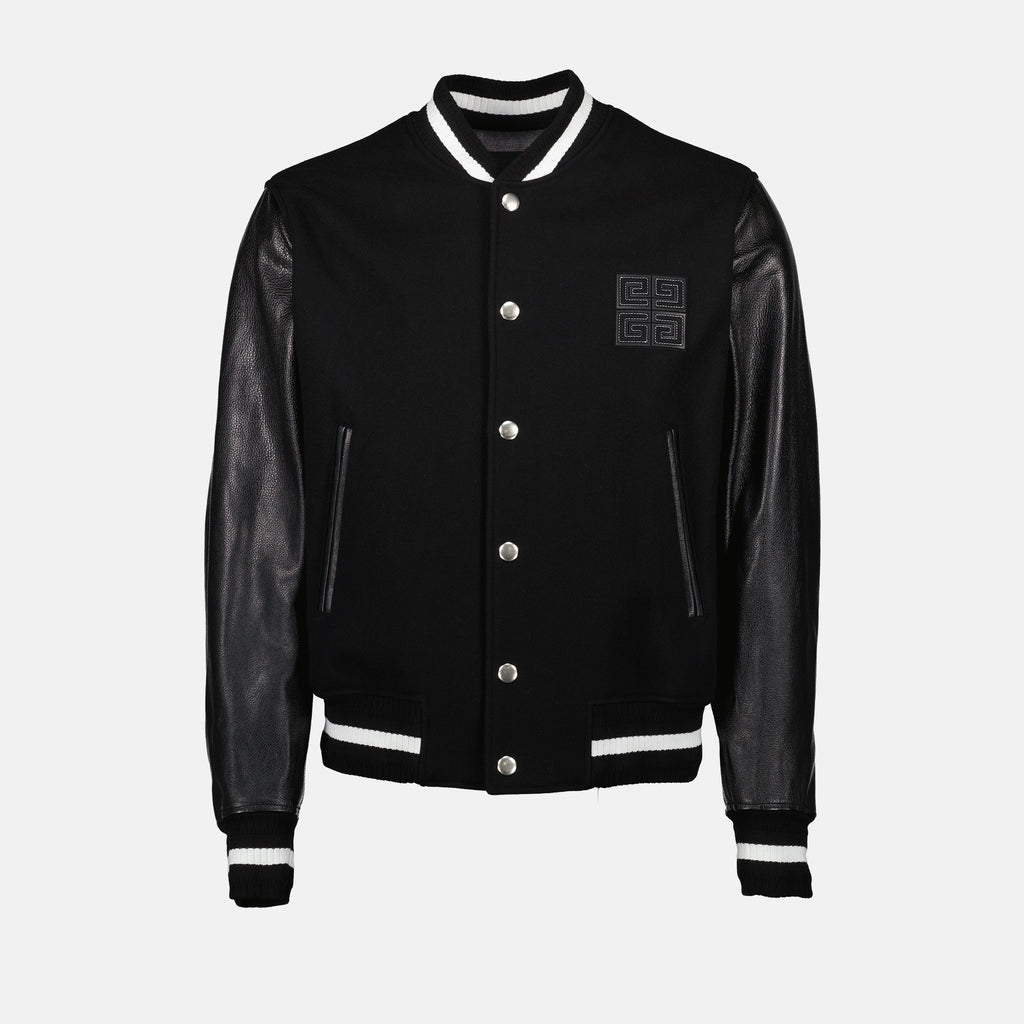 Vestes Bomber varsity 4G Givenchy Noir Homme