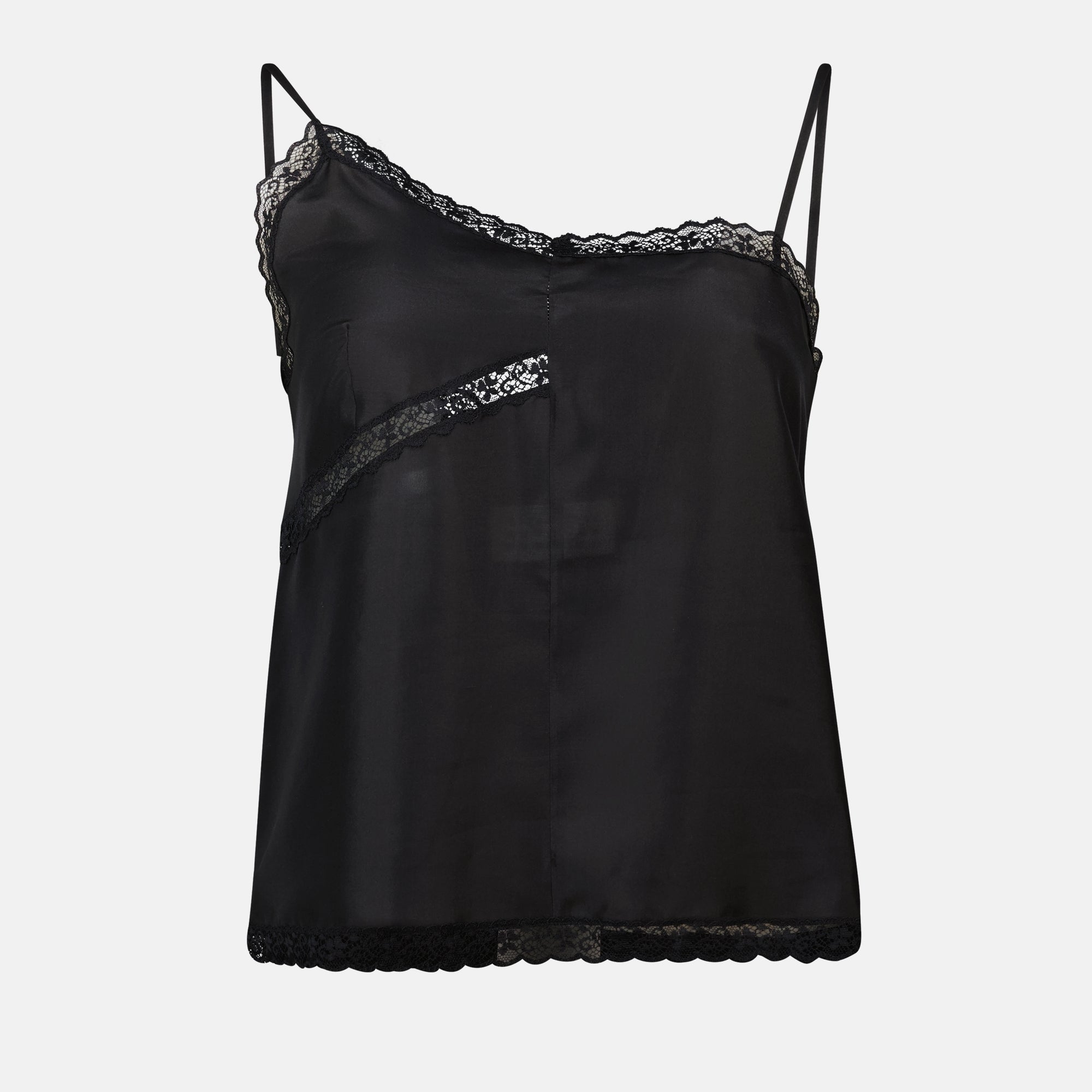 Tops Top à dentelle Mm6 Noir Femme