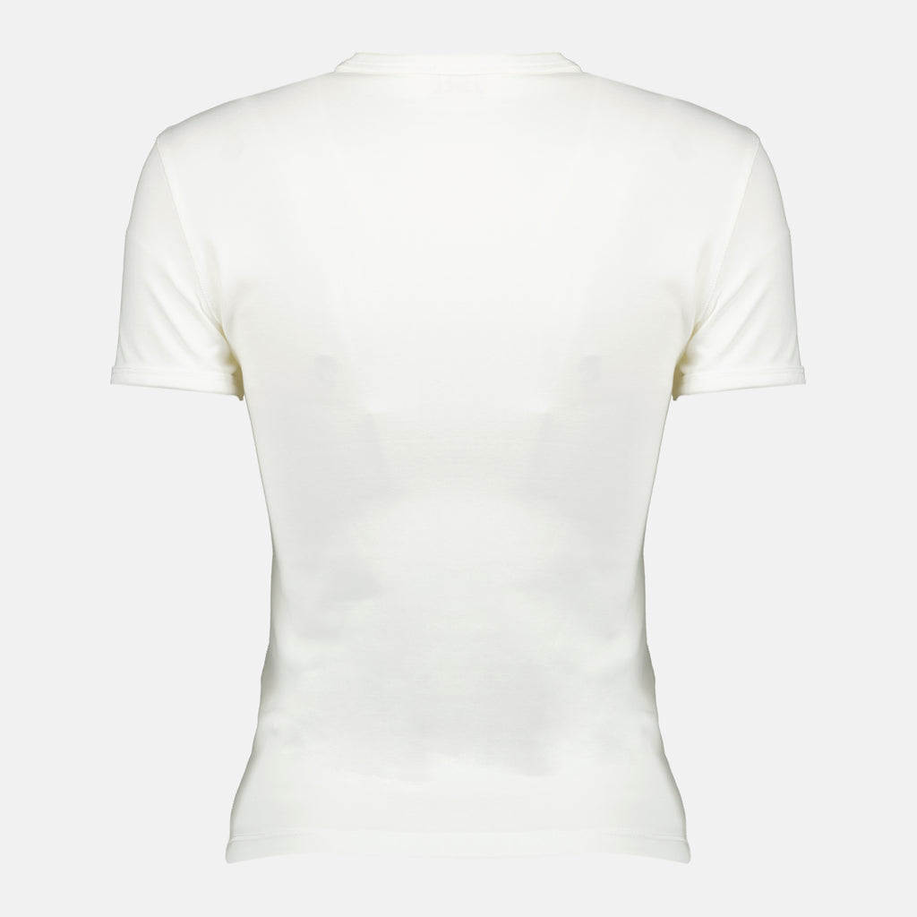 Bild des T-Shirts T-Uncutieslong-Od in Weiß von der Marke Diesel für Frauen - Frühling-Sommer 2026 - Rückansicht