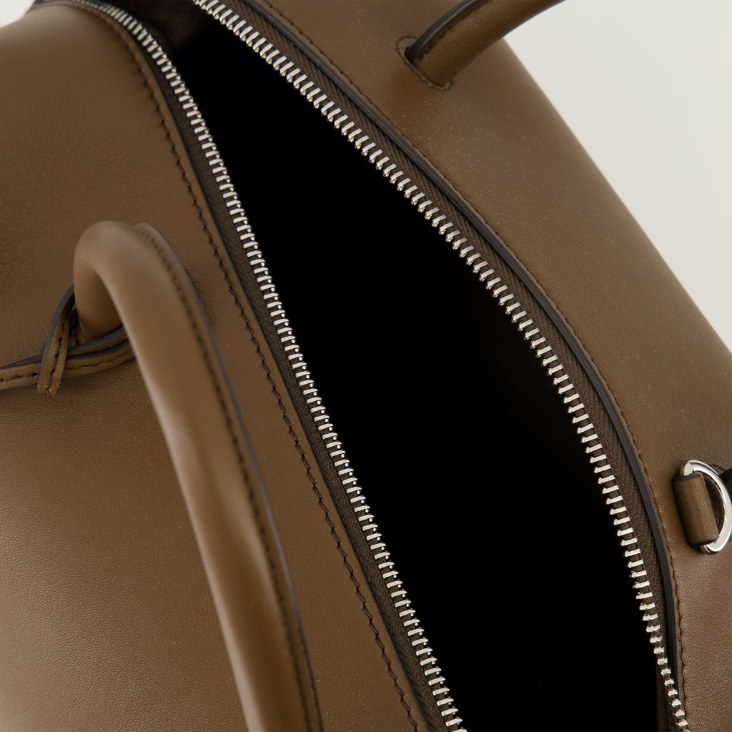 Image de l'article Sac Boston en cuir marron de la marque Max Mara pour Femme - Saison Printemps-Été 2026 - Vue détaillée_3