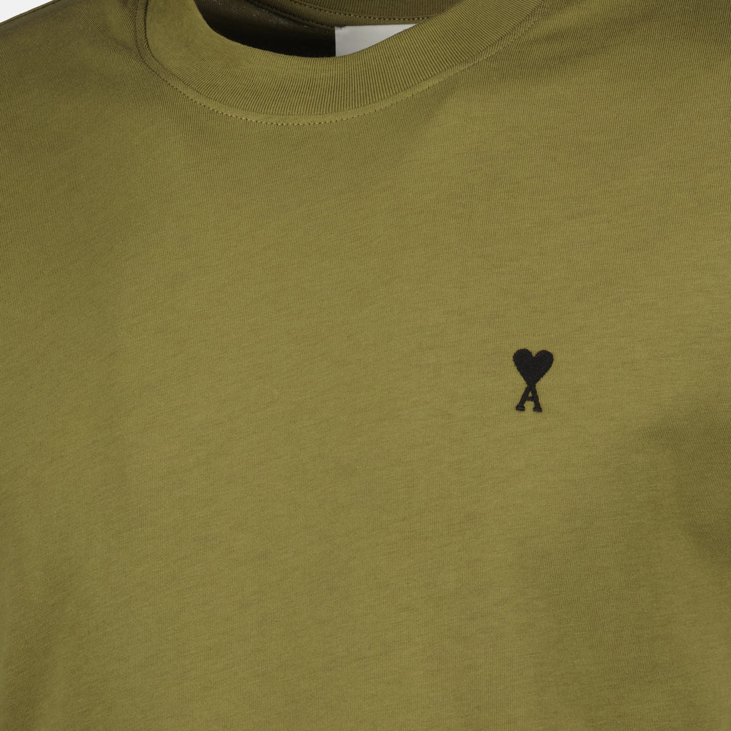 남성을 위한 Ami PARIS 브랜드의 Heart T셔츠 이미지 - 2025년 가을-겨울 시즌 - 상세보기 6