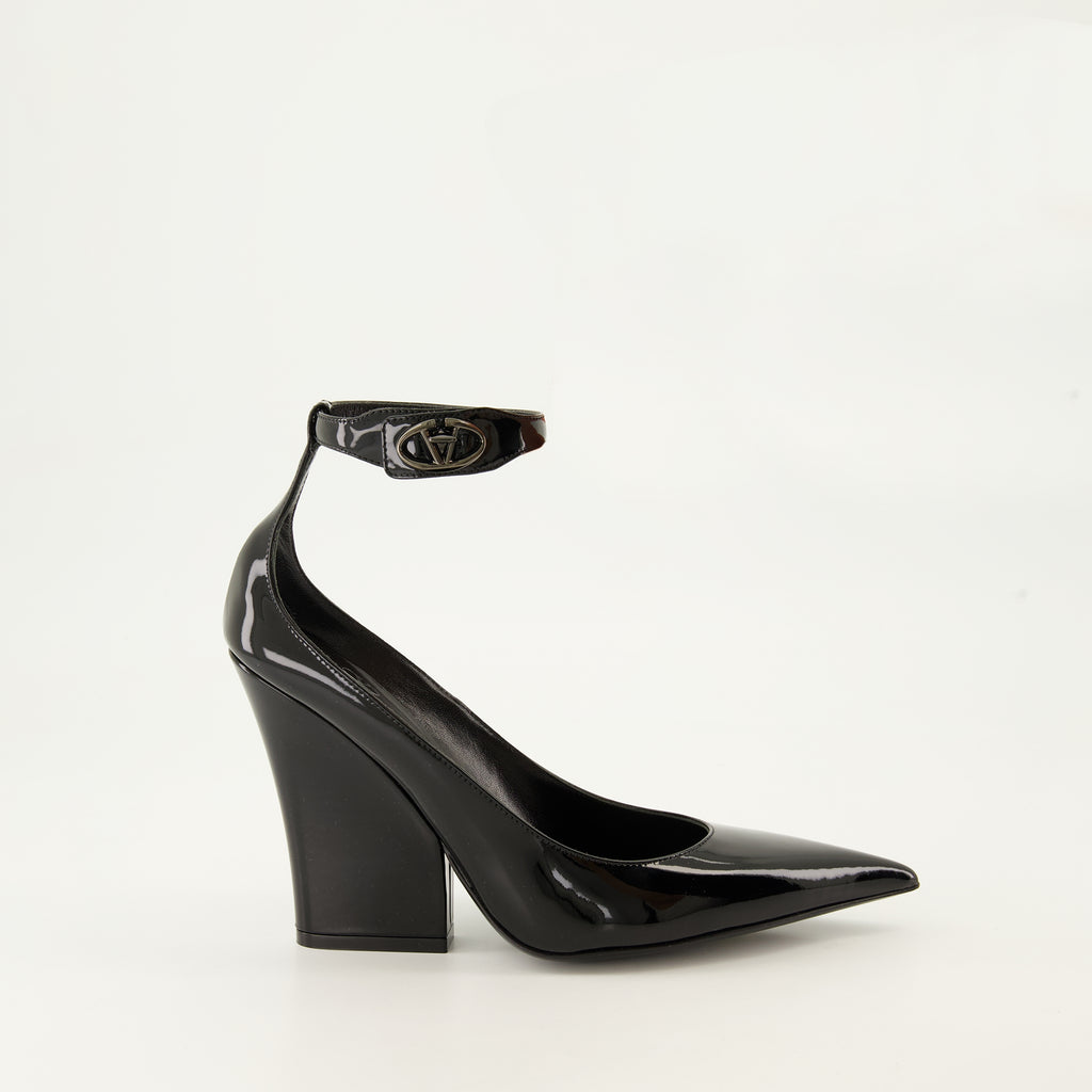 Sapatos de salto VLogo The Bold Heels Valentino Garavani Preto Femme