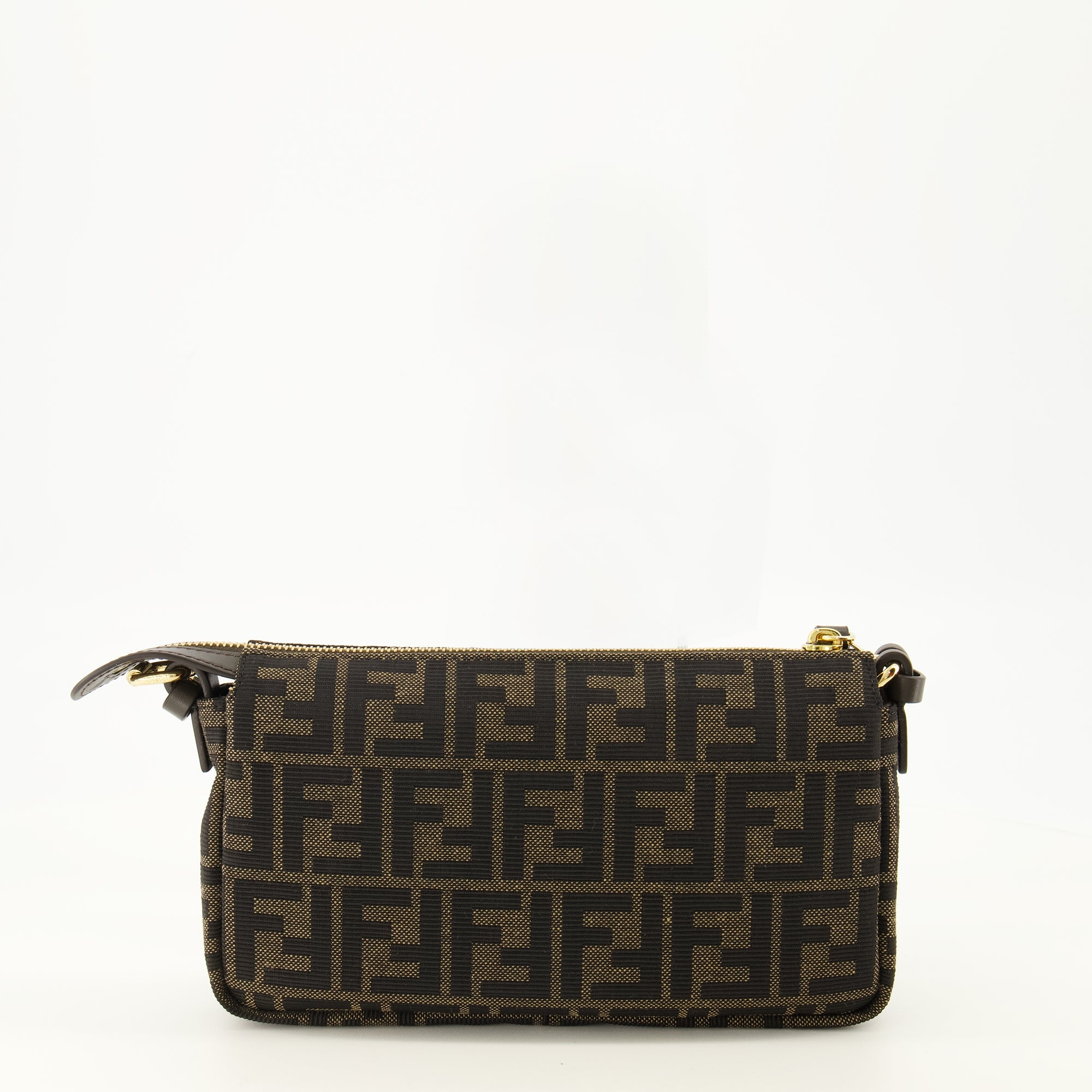 Pochettes Sac Zip Top petit format Fendi Marron Femme