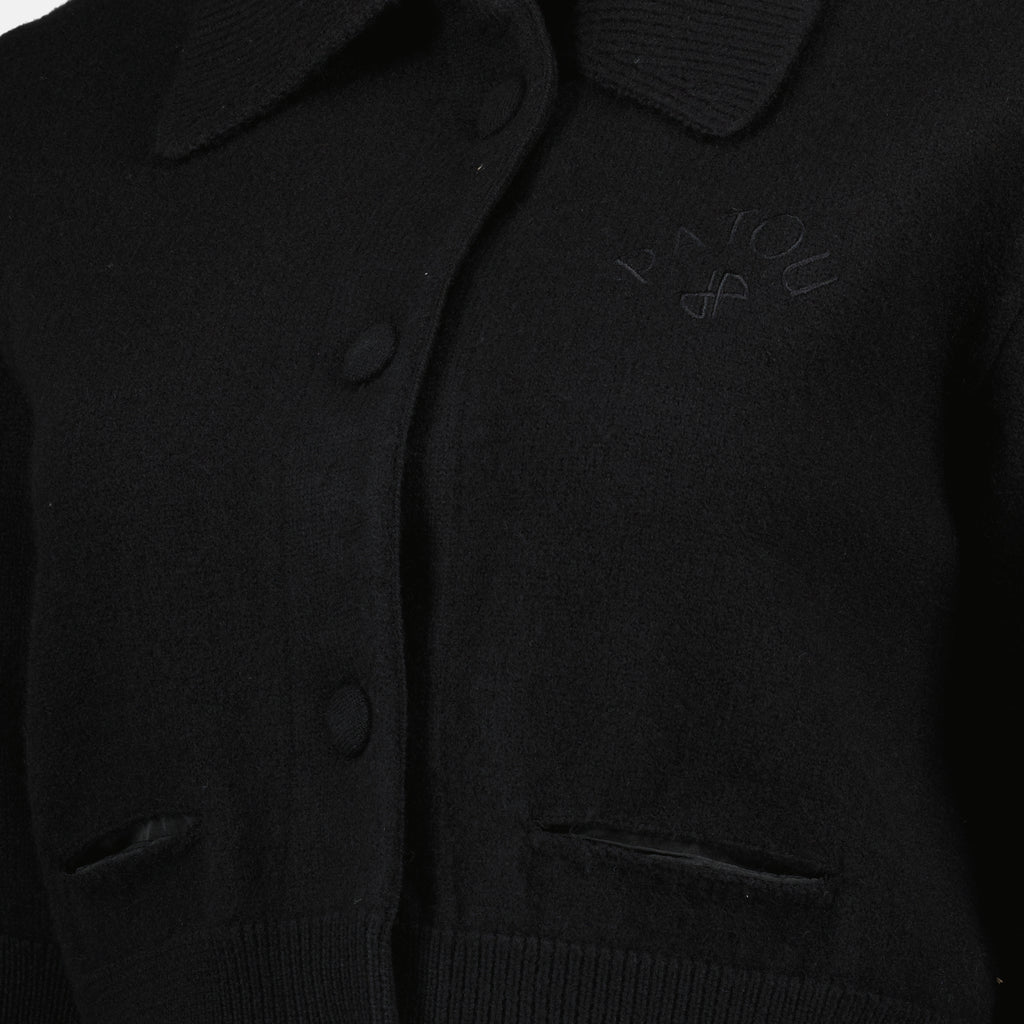 Image de l'article Cardigan en laine de la marque Patou pour Femme - Saison Automne-Hiver 2025 - Vue détaillée_6