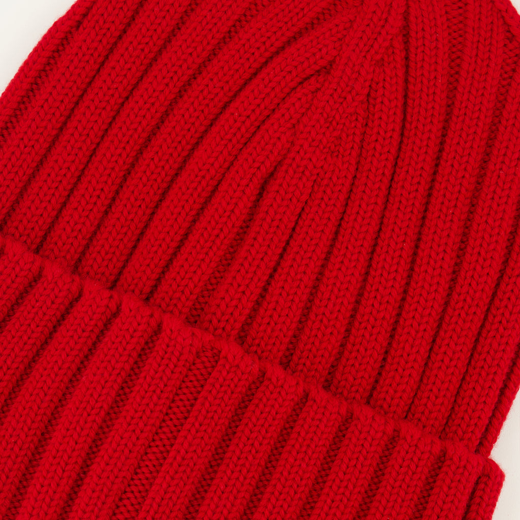 Chapeaux, casquettes et bonnets Gorro de Lã Vermelho com Logo Moncler Rouge Femme