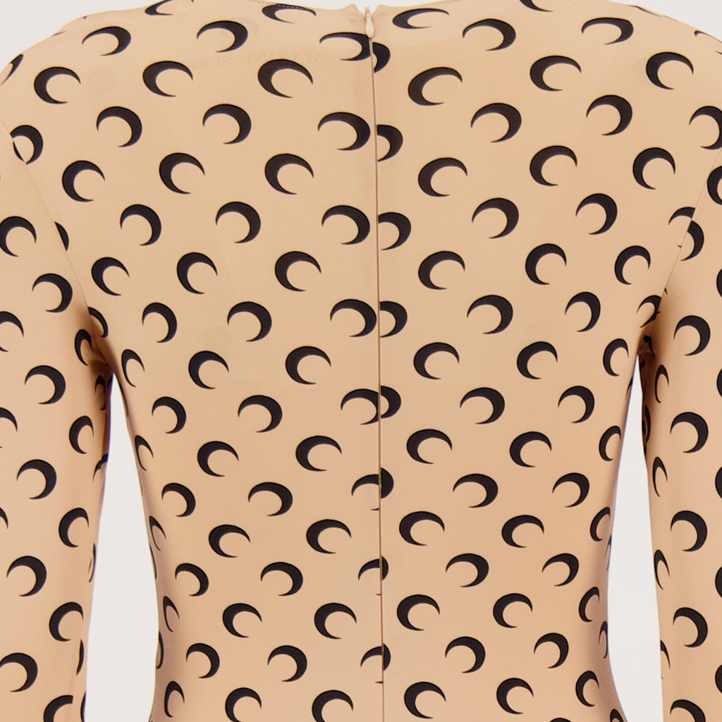 Image de l'article Combinaison courte Jersey Moon de la marque Marine Serre pour Femme - Saison Automne-Hiver 2025 - Vue détaillée_1