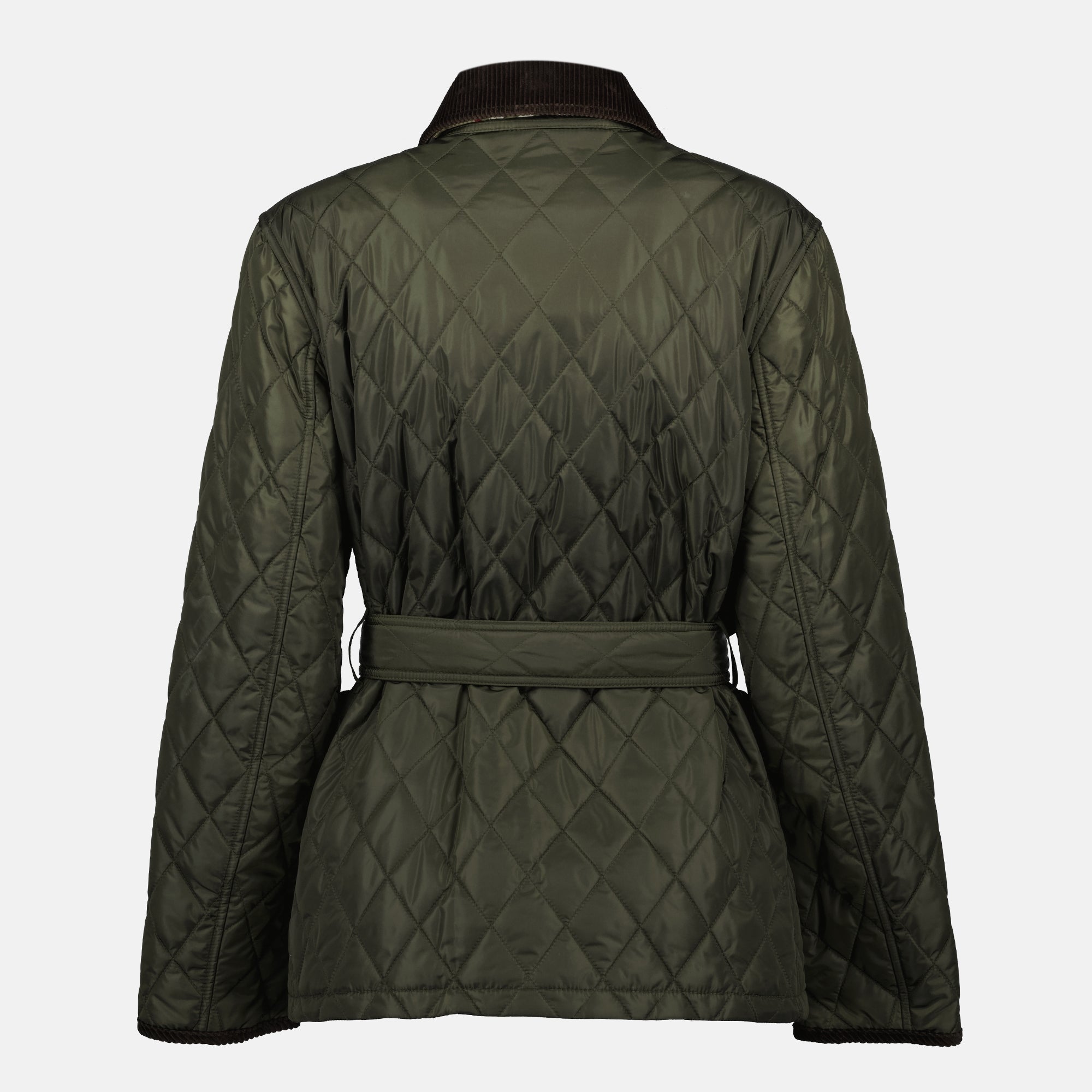 Vestes Veste matelassée Burberry Kaki Femme